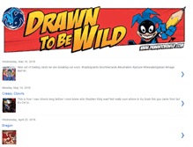 Tablet Screenshot of drawntobewild.com